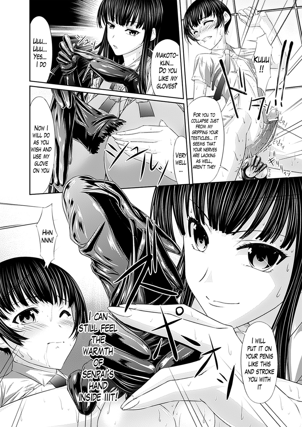 Hentai Manga Comic-Guidance By My Senior Who Puts On The Black Gloves-Read-10